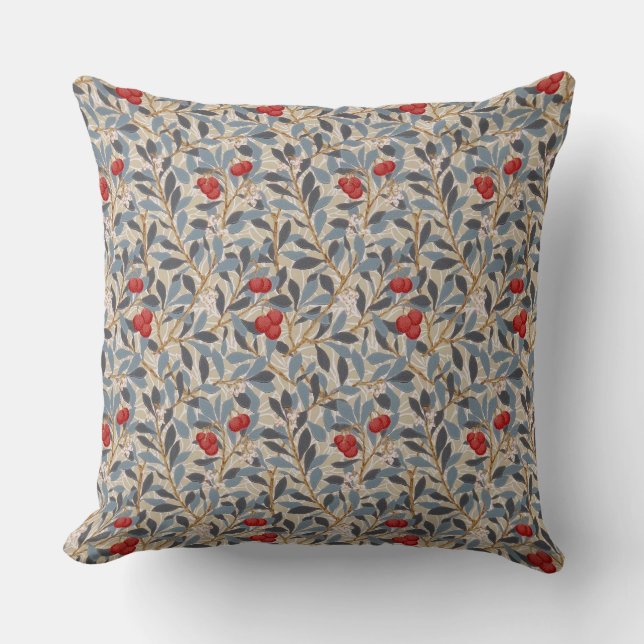 Cojín Decorativo Árbol Redberry, William Morris (Anverso)