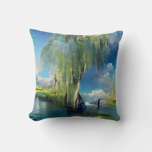 Cojín Decorativo Árbol salvaje al cielo Resumen