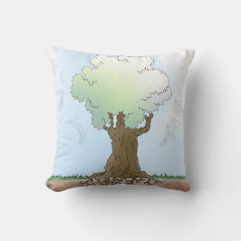 Cojín Decorativo Árbol verde
