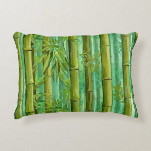 Cojín Decorativo Arboleda Cálida Fría de Bambú Jungla