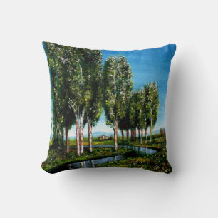 COJÍN DECORATIVO ÁRBOLES BIRCH EN TOSCANA