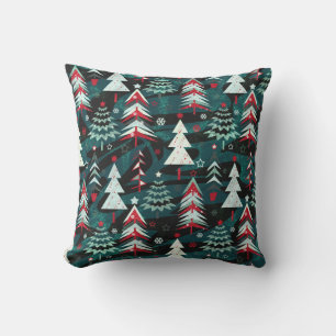 Cojín Decorativo Árboles de Navidad.