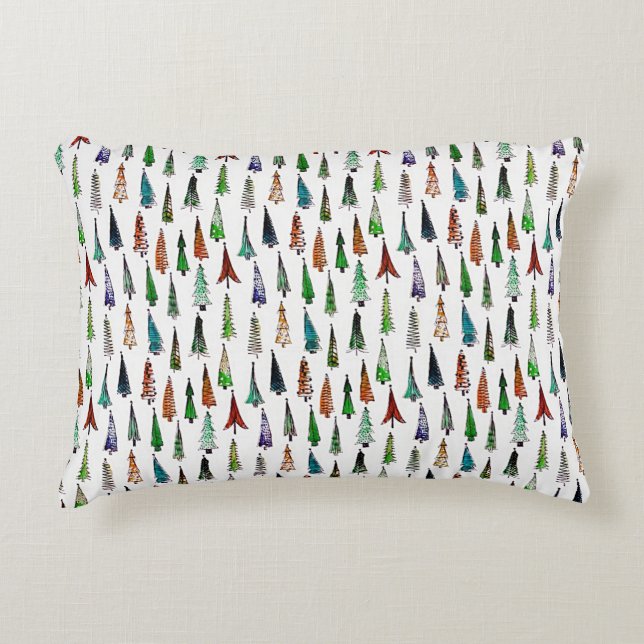 Cojín Decorativo árboles de Navidad  (Anverso)