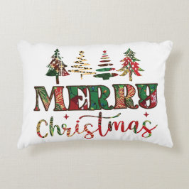 Cojín Decorativo Árboles de Navidad curos