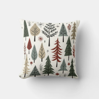 Cojín Decorativo Árboles de Navidad escandinavos – Fiesta minimalis