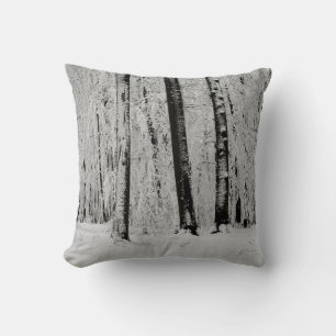 Cojín Decorativo Árboles de nieve de invierno - -
