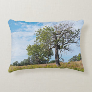 Cojín Decorativo Árboles de roble y pradera