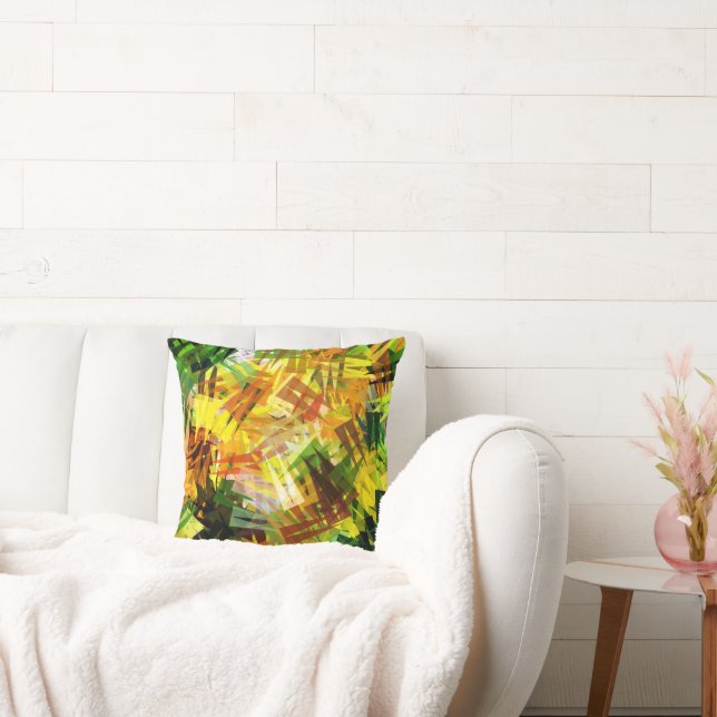 COJÍN DECORATIVO ÁRBOLES DE VERANO (Sofá)