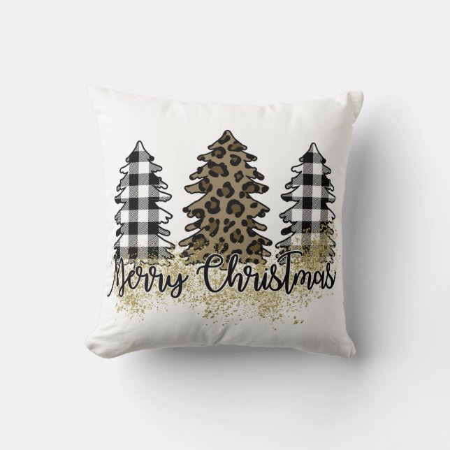 Cojín Decorativo Árboles navideños (Anverso)