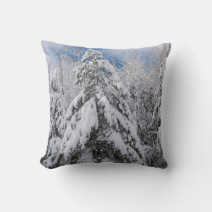 Cojín Decorativo Árboles nevados