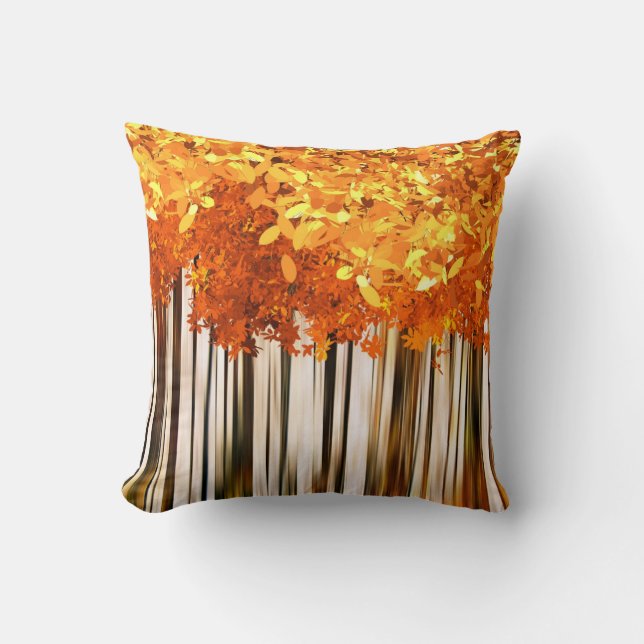 Cojín Decorativo Árboles otoñales (Anverso)