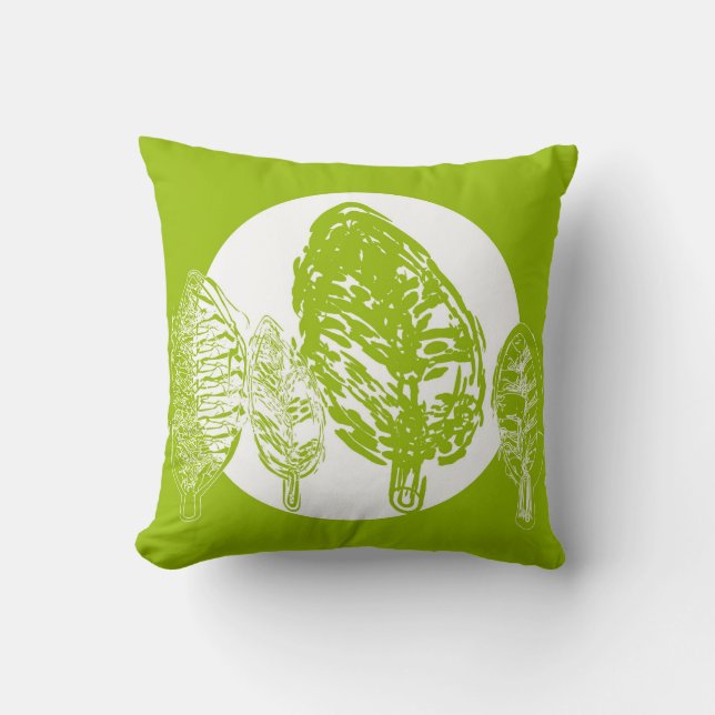 Cojín Decorativo Árboles verdes - Pillow (Anverso)