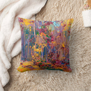 Cojín Decorativo Arbolitos de Arce Octubre Tom Thomson