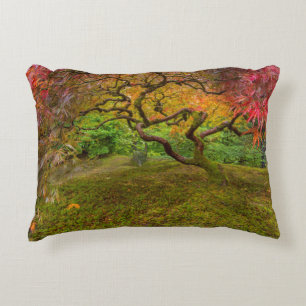 Cojín Decorativo arce japonés en color de otoño