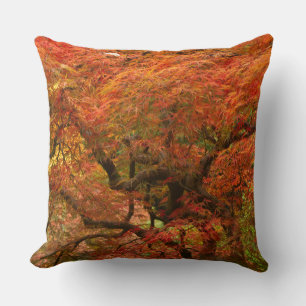 Cojín Decorativo Arce japonés en color de otoño