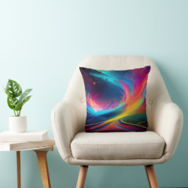 Cojín Decorativo Arco Iris Swirls Leggings