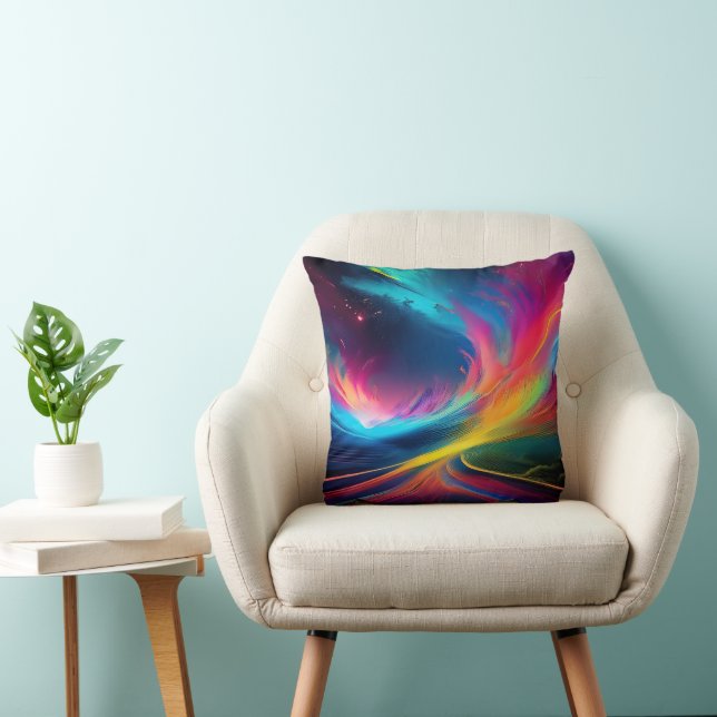 Cojín Decorativo Arco Iris Swirls Leggings (Silla)