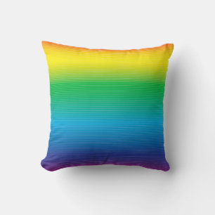 Cojín decorativo arcoiris