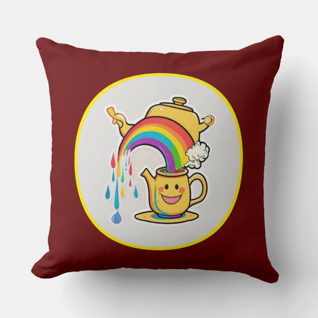 Cojín Decorativo "Arcoiris" (Anverso)