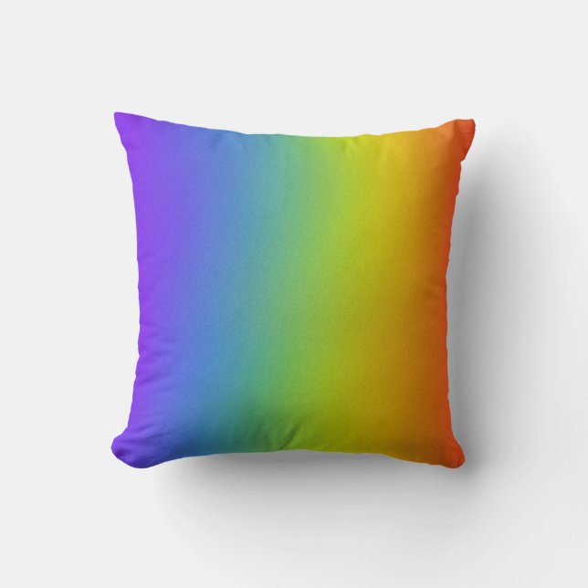 Cojín decorativo arcoiris (Anverso)