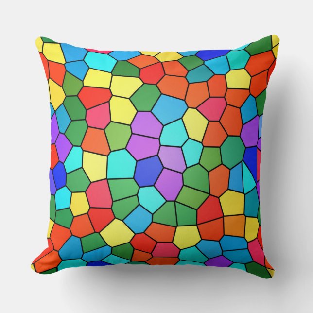 Cojín Decorativo Arcoiris de vidrio templado 2183 (Anverso)