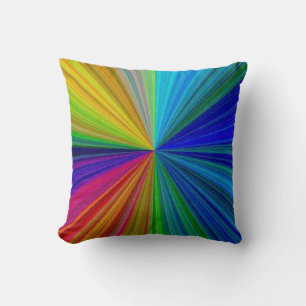 Cojín Decorativo Arcoiris gradiente circular