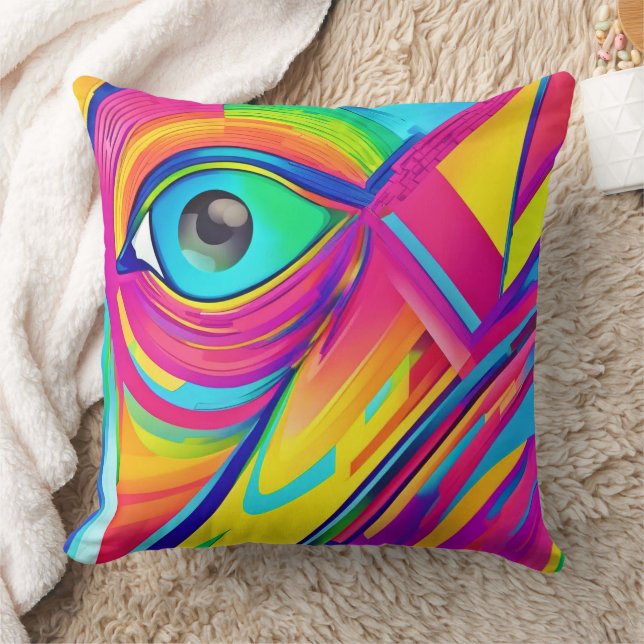 Cojín Decorativo Arcoiris Oye Wonder Art (Manta)