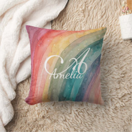 Cojín Decorativo Arcoiris personalizado