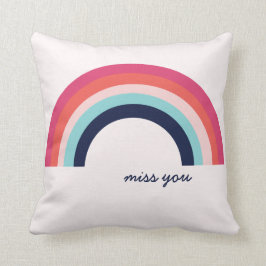 Cojín Decorativo Arcoiris Te Extraño Pillow