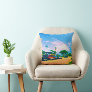 Cojín Decorativo Arcoiris tropical