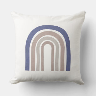 Cojín Decorativo Arcos de medio siglo - azul y beige