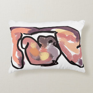 Cojín Decorativo Ardilla de otoño de la puesta del sol