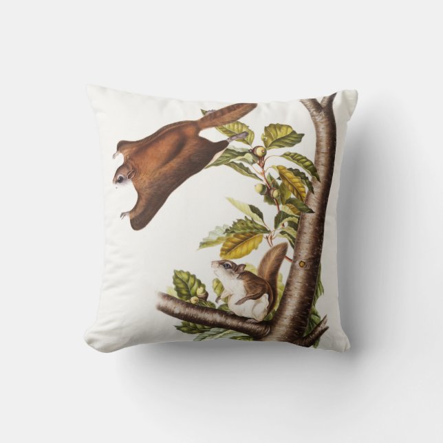 Cojín Decorativo Ardilla voladora de Oregón (Pteromys Origonensis) (Anverso)