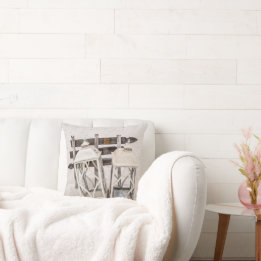 Cojín Decorativo Arena con farolillos rústicos de la casa de playa