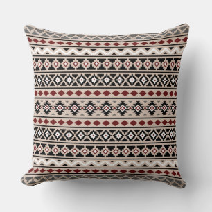 Cojín Decorativo Arena Roja Gris Negro Azteca Essence II Ptn