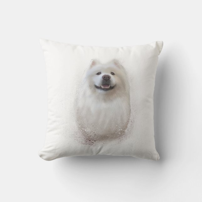 Cojín Decorativo Ari la colección Samoyed (Anverso)