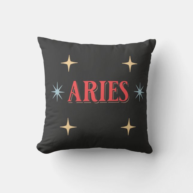 Cojín Decorativo Aries Astrological Sign (Anverso)