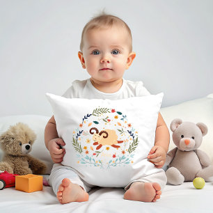 Cojín Decorativo Aries Baby - Cute & Fierce - Rótulo Zodiac