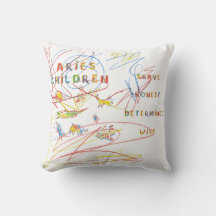 Aries Child Zodiac Astrología Pillow