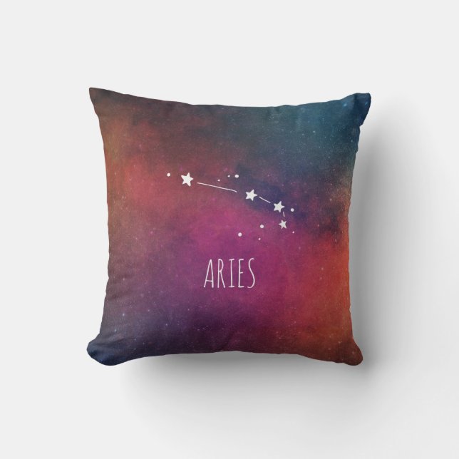 Cojín Decorativo Aries Constellation Astrología (Anverso)