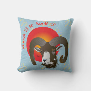Cojín Decorativo Aries March 21 to el abril 20 Pillows