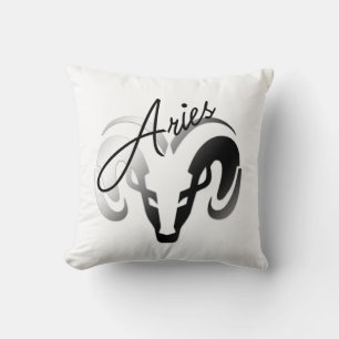 Cojín Decorativo Aries plateados Ram Zodiac