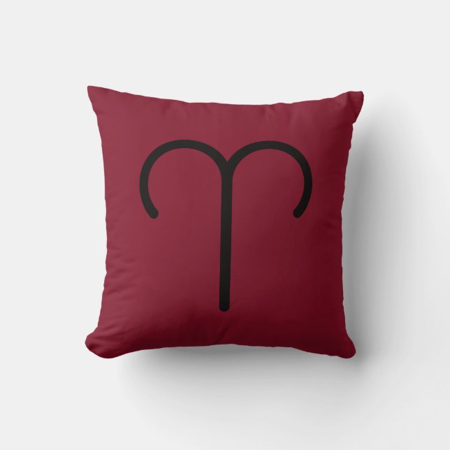 Cojín Decorativo Aries Throw Pillow (Anverso)