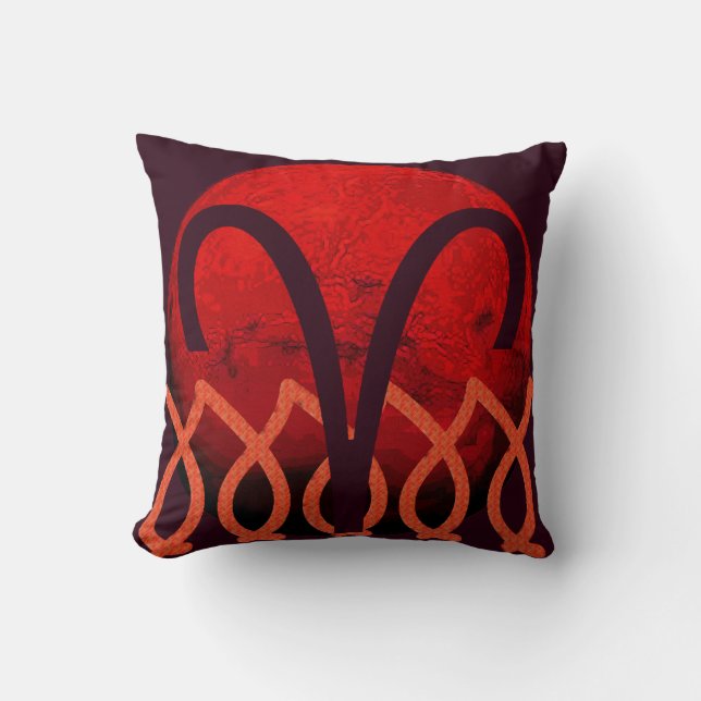 Cojín Decorativo Aries Throw Pillow (Anverso)