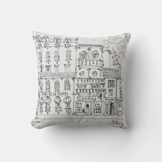 Cojín Decorativo Arles, Francia (Anverso)