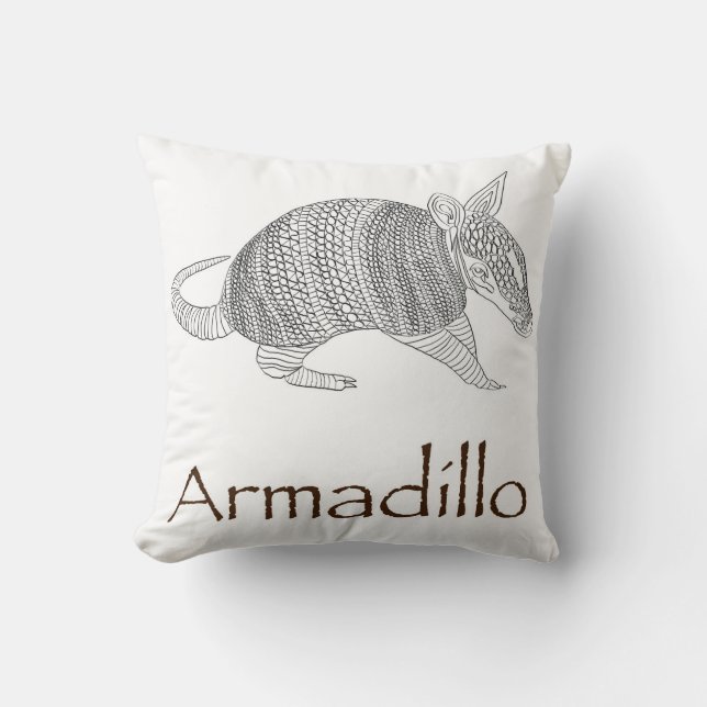 Cojín Decorativo Armadillo Pillow (Anverso)