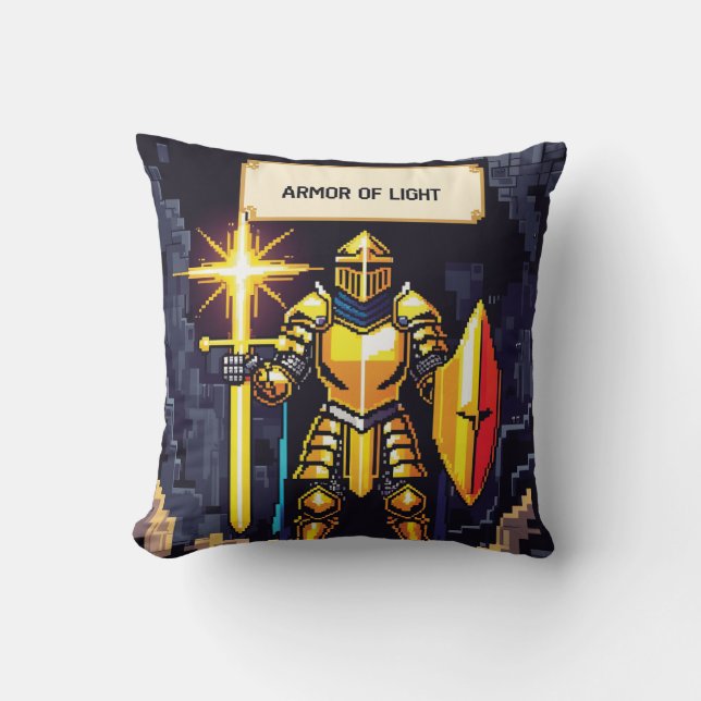 Cojín Decorativo Armadura de luz (Anverso)