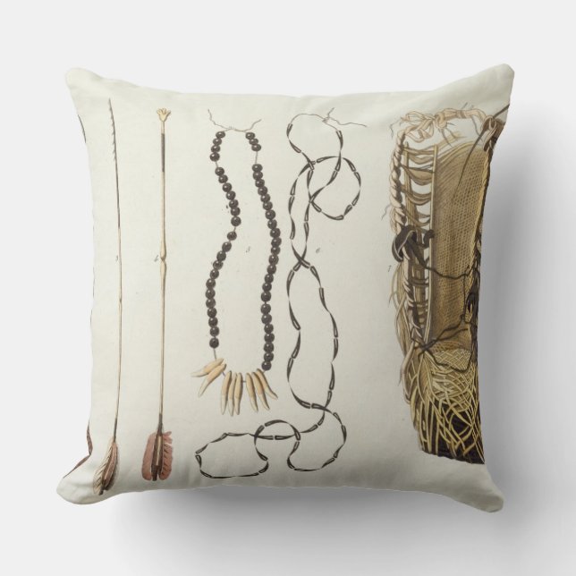 Cojín Decorativo Armas, herramientas y joyería de Puri y de (Anverso)