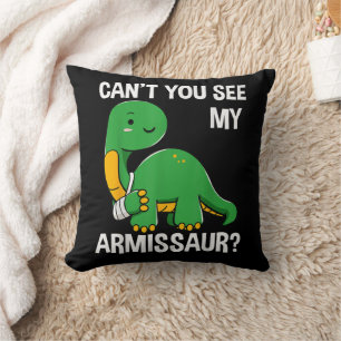 Cojín Decorativo Armissaur Huesos Rotos Lesión en el Brazo Dinosaur