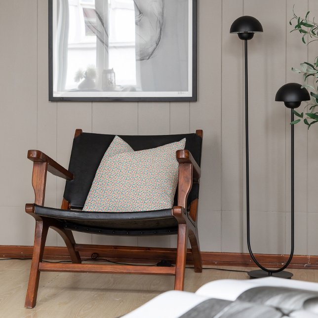 Cojín Decorativo Armonía contemporánea patrón mariposa blanco (Subido por el creador)